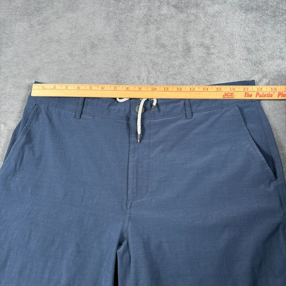 Faherty Shorts Mens 34 Blue All Day Chino Stretch 8